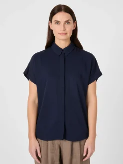 Armedangels Damenbluse Kurzarm Best