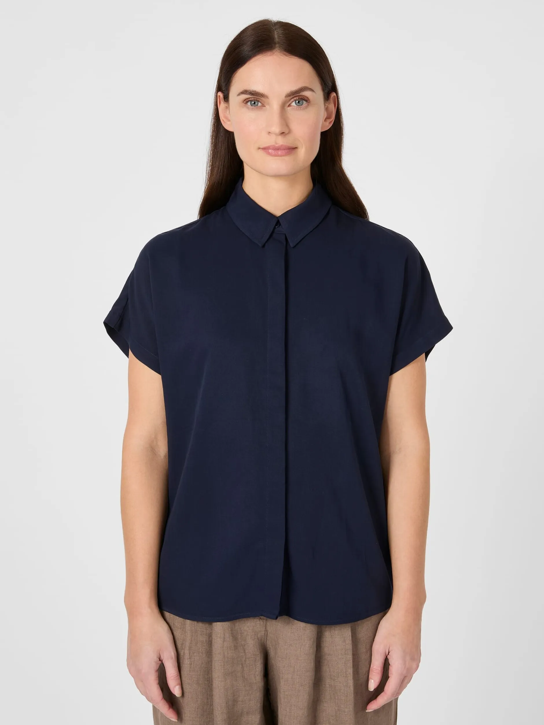 Armedangels Damenbluse Kurzarm Best