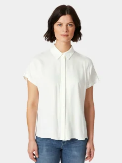 Armedangels Damenbluse Kurzarm Best