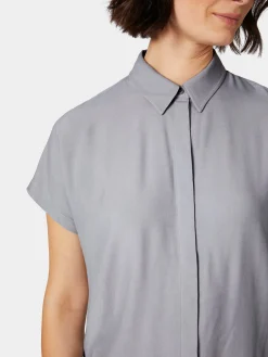 Armedangels Damenbluse Kurzarm Best