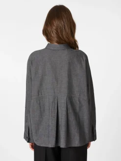 Oska Damen-Bluse meliert Grau Hot