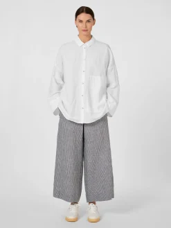 Oska Damenbluse mit aufgesetzter Tasche Weiß Outlet