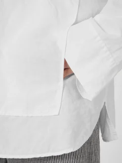 Oska Damenbluse mit aufgesetzter Tasche Weiß Outlet