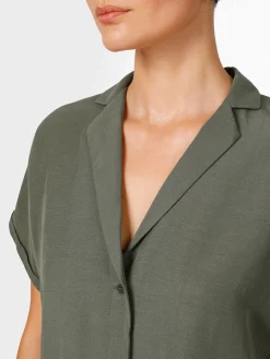 LANIUS Damenbluse Reverskragen Clearance