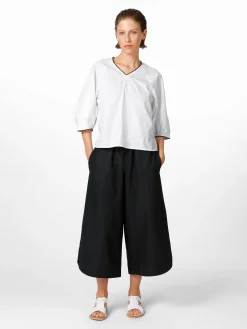 Christiane Strobel Damen-Blusenshirt Naturweiß