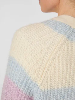 LANIUS Damen-Cardigan Streifen Clearance