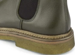 Punto Pigro Damen-Chelsea-Boot Oliv Discount