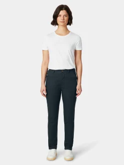 Knowledge Cotton Apparel Damen-Chino Dunkelblau Clearance