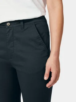 Knowledge Cotton Apparel Damen-Chino Dunkelblau Clearance