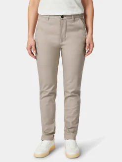 Knowledge Cotton Apparel Damen-Chino Natur Discount