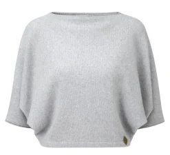 Stapf Damen-Cropped-Pullover Hellgrau Online