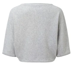 Stapf Damen-Cropped-Pullover Hellgrau Online