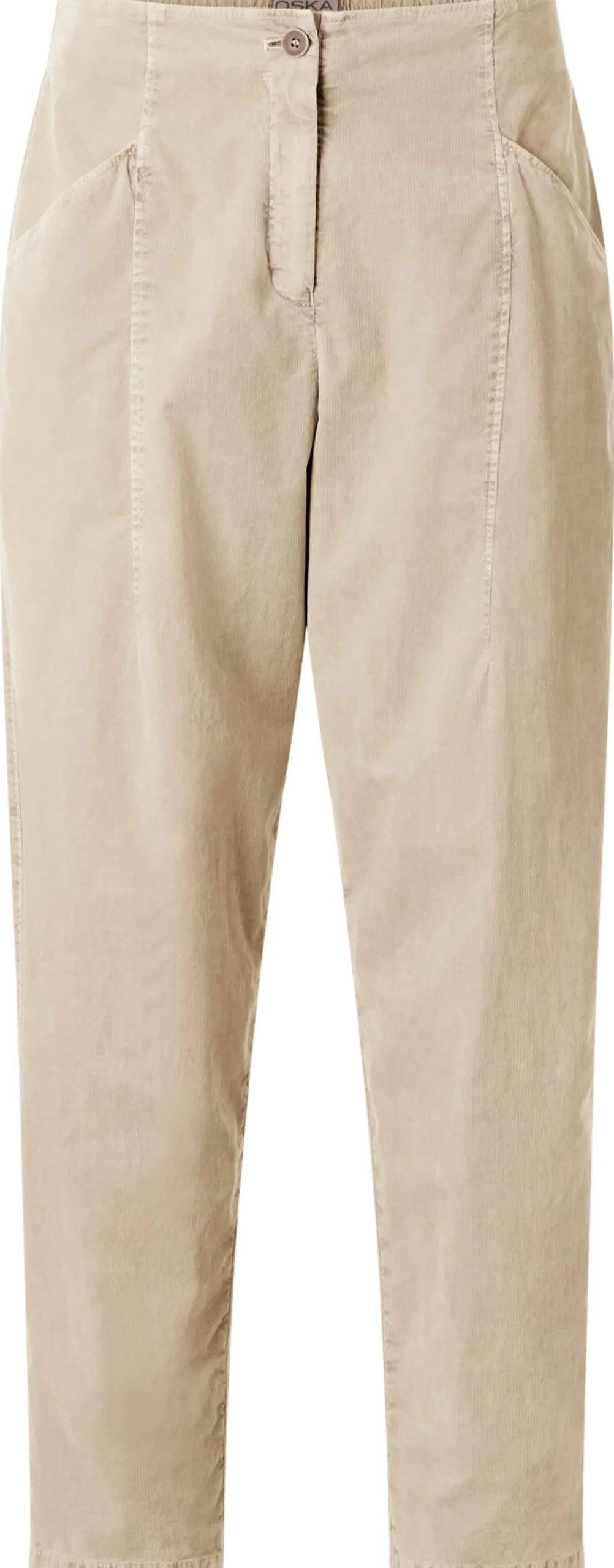 Oska Damen-Feincordhose Naturweiß Outlet