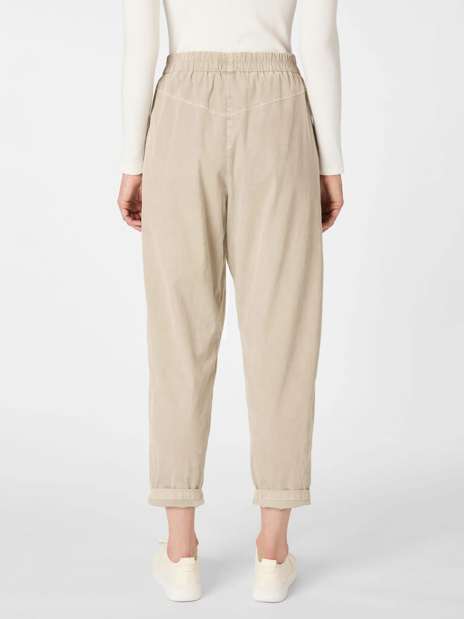 Oska Damen-Feincordhose Naturweiß Outlet