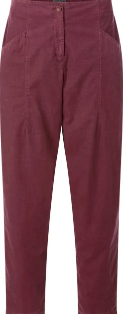 Oska Damen-Feincordhose Weinrot New