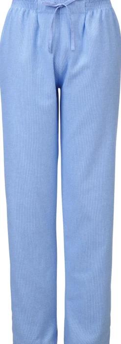 Novila Damen-Flanellpyjama Hellblau Sale