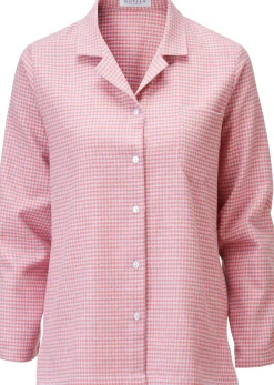 Novila Damen-Flanellpyjama kariert Online