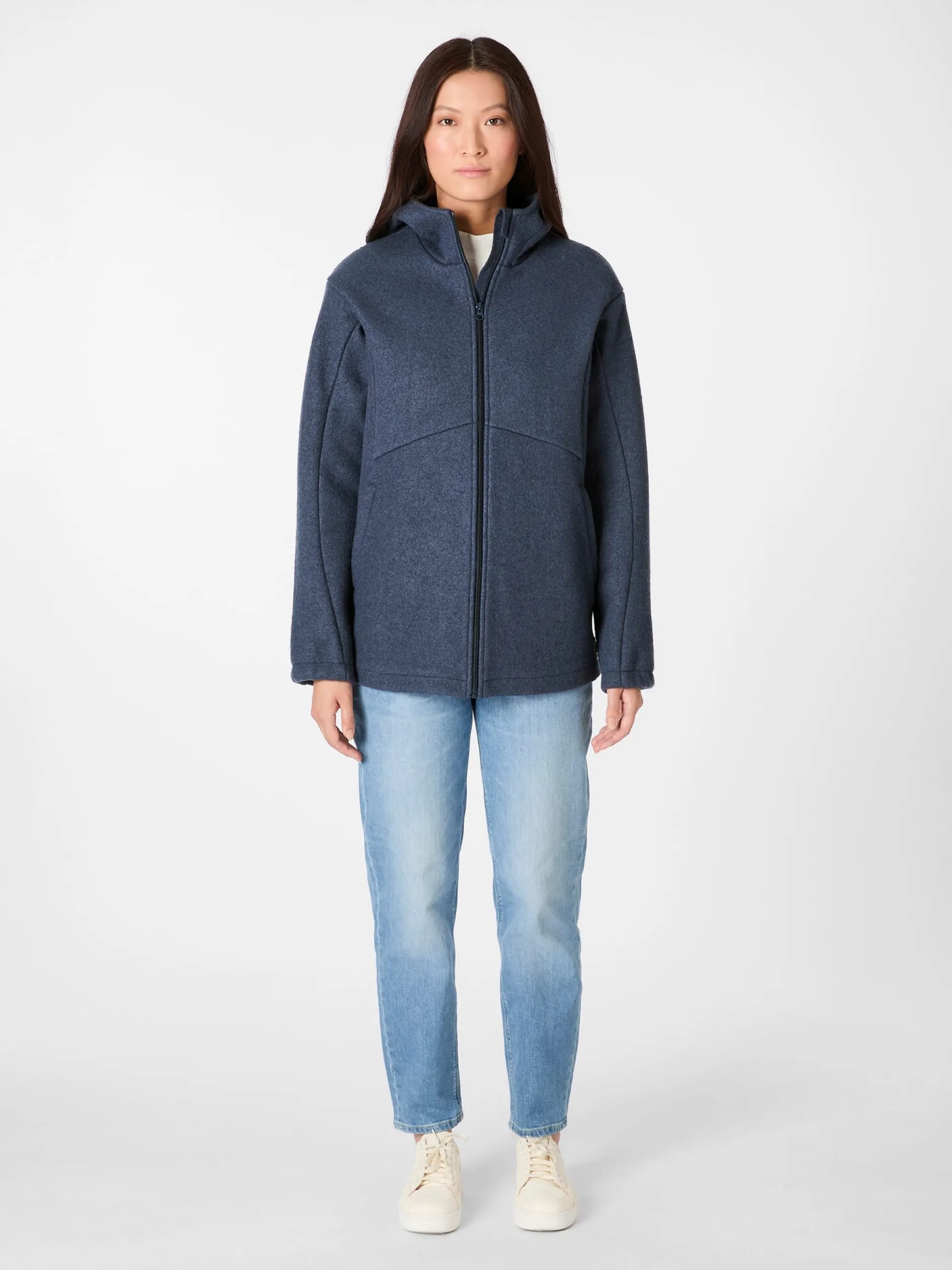 Disana Damen-Funktionsjacke Schurwolle Navy Best