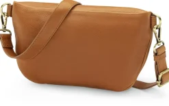 O My Bag Damen-Gürteltasche Leder Cognac Best