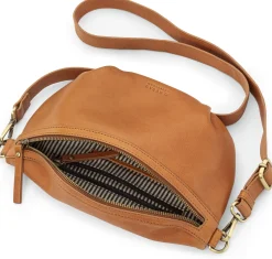 O My Bag Damen-Gürteltasche Leder Cognac Best