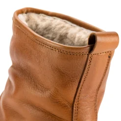 Punto Pigro Damen-Halbstiefel gefüttert Natur Hot