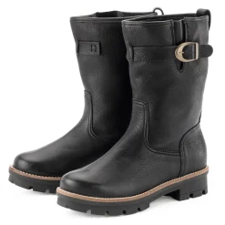 Werner Schuhe Damenhalbstiefel Rindleder gefüttert Schwarz Hot