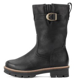 Werner Schuhe Damenhalbstiefel Rindleder gefüttert Schwarz Hot