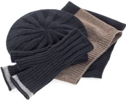 Eribé Damen-Handschuh fingerlos, Dunkelblau