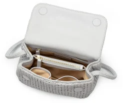 Allan K Damen-Handtasche geknüpft, hellgrau Discount