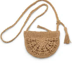 CARE BY ME Damen-Handtasche Raffia, natur Outlet