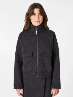 Armedangels Damen-Hüftjacke Anthrazit Clearance