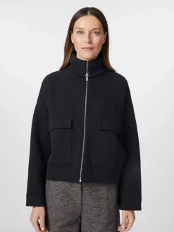 Armedangels Damen-Hüftjacke Schwarz