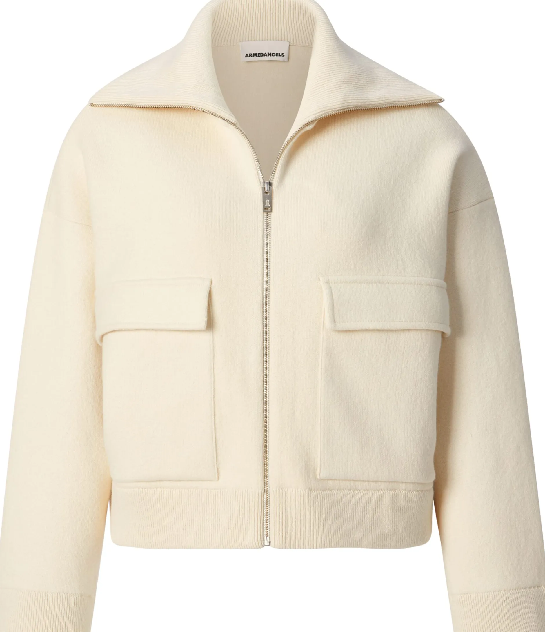 Armedangels Damen-Hüftjacke Naturweiß Hot