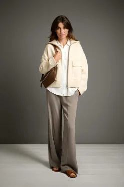 Armedangels Damen-Hüftjacke Naturweiß Hot