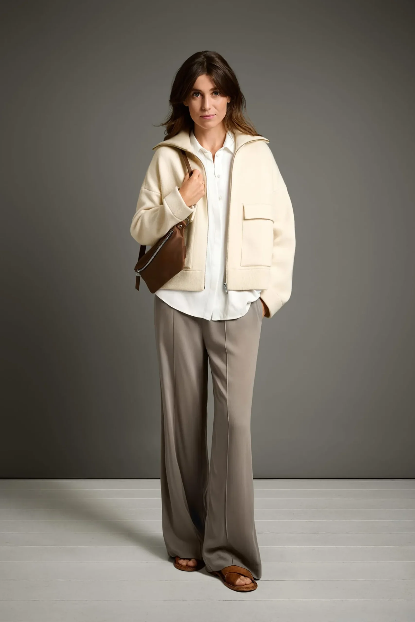 Armedangels Damen-Hüftjacke Naturweiß Hot