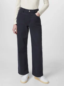 Knowledge Cotton Apparel Damenhose Fivepocket Dunkelblau Clearance