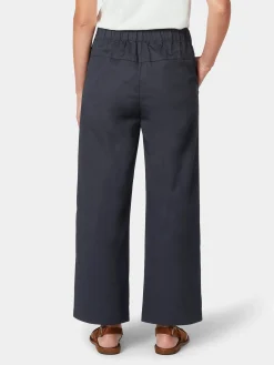 LANIUS Damenhose Popeline Dunkelblau New