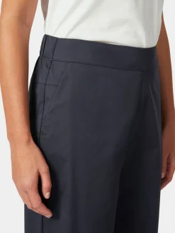 LANIUS Damenhose Popeline Dunkelblau New