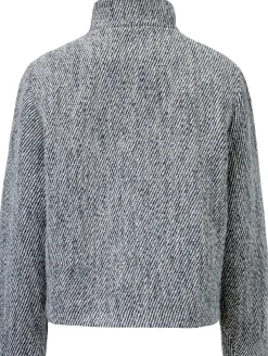 LANIUS Damenjacke mit Stehkragen Blaumelange Best