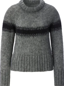 Les Racines du Ciel Damen-Jacquardpullover Discount