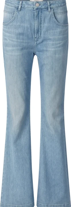 LANIUS Damenjeans Flared Mittelblau Discount