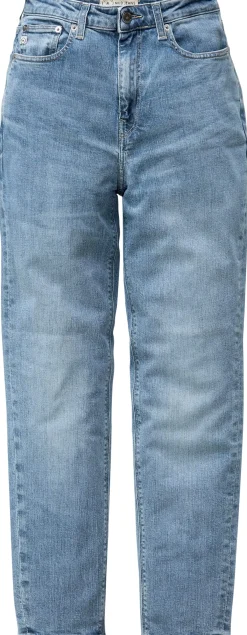 Mud Jeans Damenjeans Tapered Stretch Mittelblau Hot