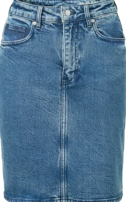 Knowledge Cotton Apparel Damen-Jeansrock Denim Online