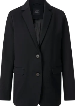 LANIUS Damen-Jerseyblazer Schwarz New