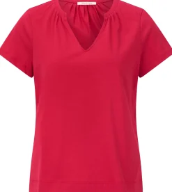 Alma & Lovis Damen-Jerseybluse Rot Discount