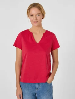 Alma ＆ Lovis Damen-Jerseybluse Rot Discount
