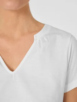 Alma ＆ Lovis Damen-Jerseybluse Weiß Sale