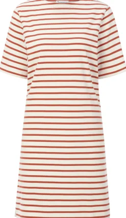 Knowledge Cotton Apparel Damen-Jerseykleid gestreift Sale