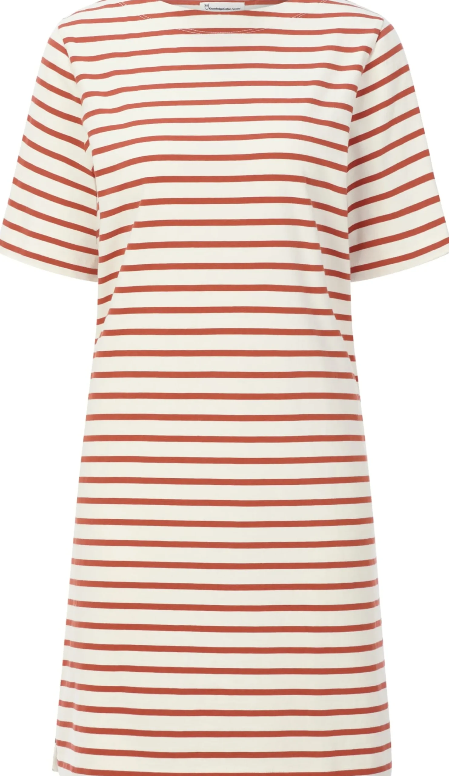 Knowledge Cotton Apparel Damen-Jerseykleid gestreift Sale