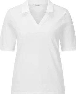 Alma & Lovis Damen-Jerseypolo Weiß Online